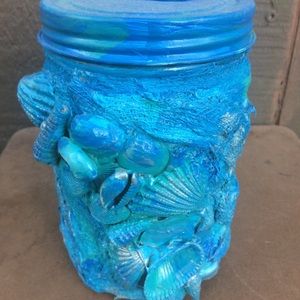 Hand crafted altered bottle